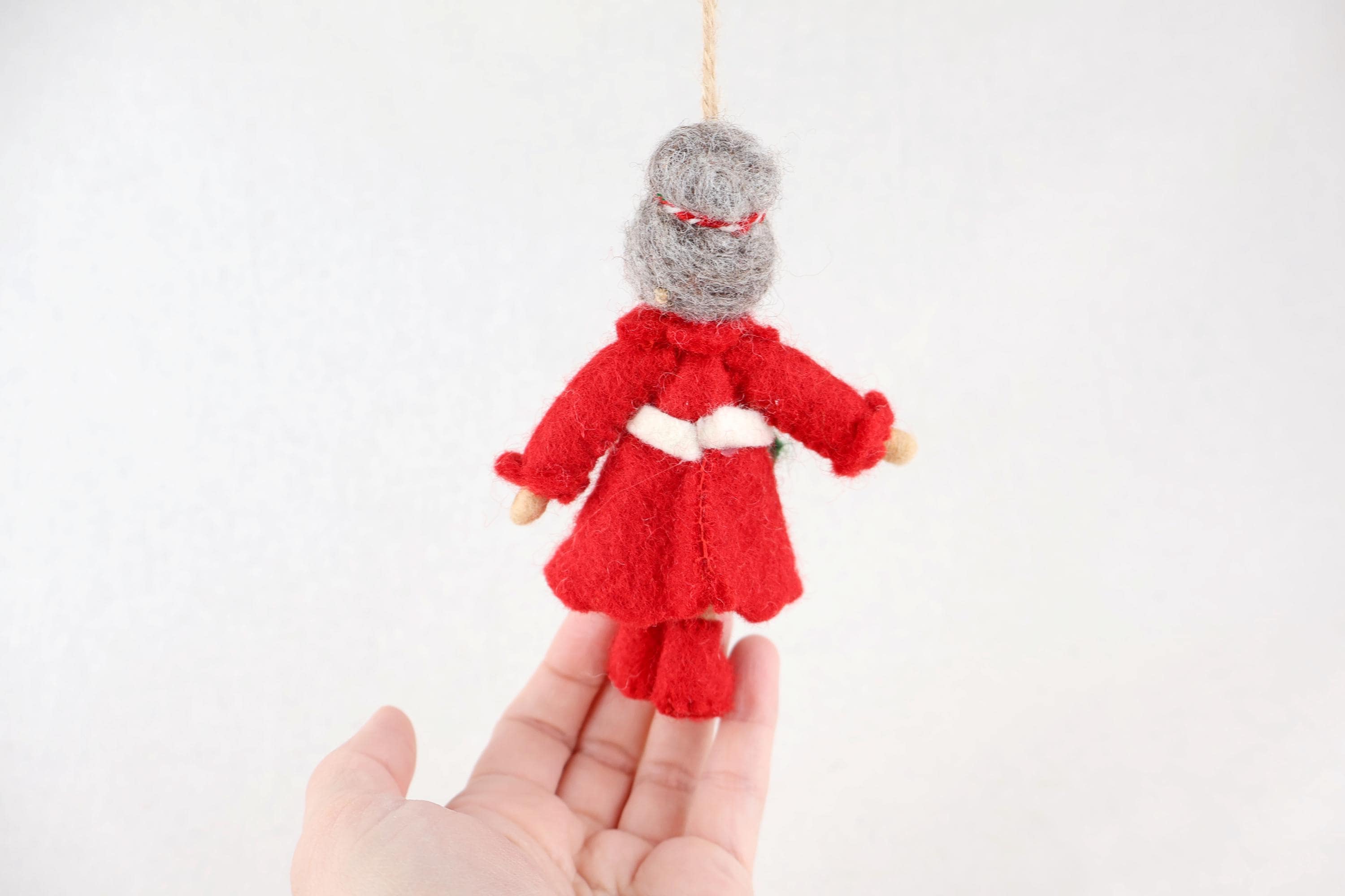 Weihnachtsanhänger Weihnachtsfrau I Christbaumschmuck Weihnachtsdeko I Winter Weihnachtsbaum I Miss Santa