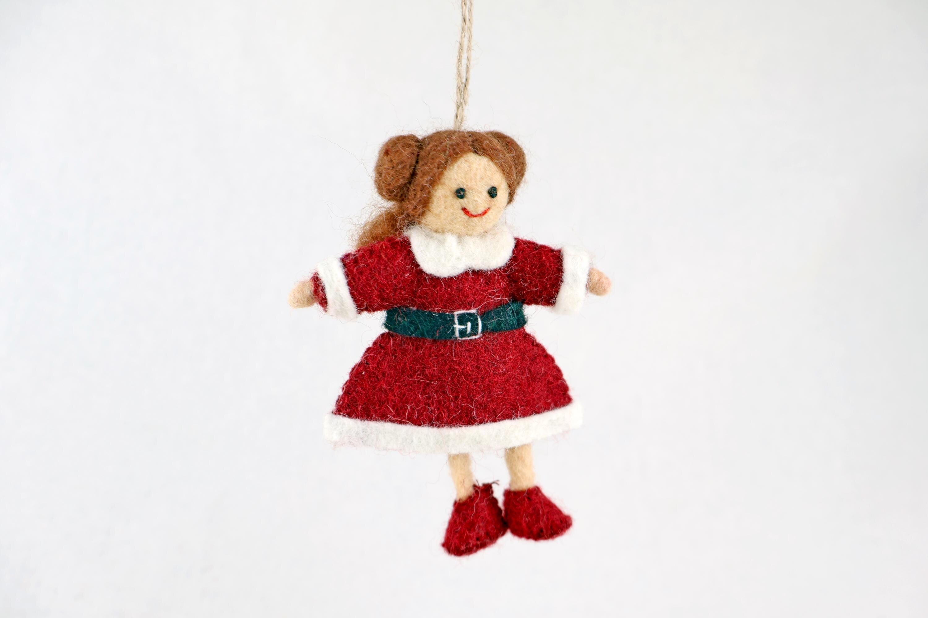 Weihnachtsanhänger Weihnachtsfrau I Christbaumschmuck Weihnachtsdeko I Winter Weihnachtsbaum I Miss Santa