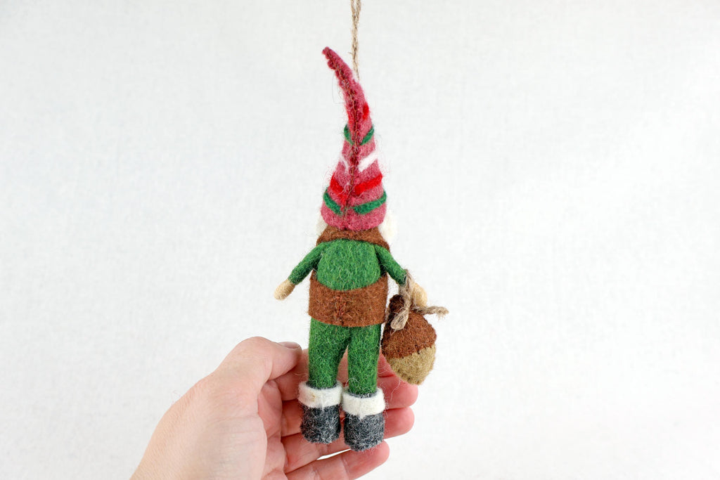 Weihnachtsanhänger Zwerg I Wichtel I Christbaumschmuck Weihnachtsdeko I Weihnachtsbaum I Gnom Deko I Weihnachtswichtel I Weihnachtszwerg