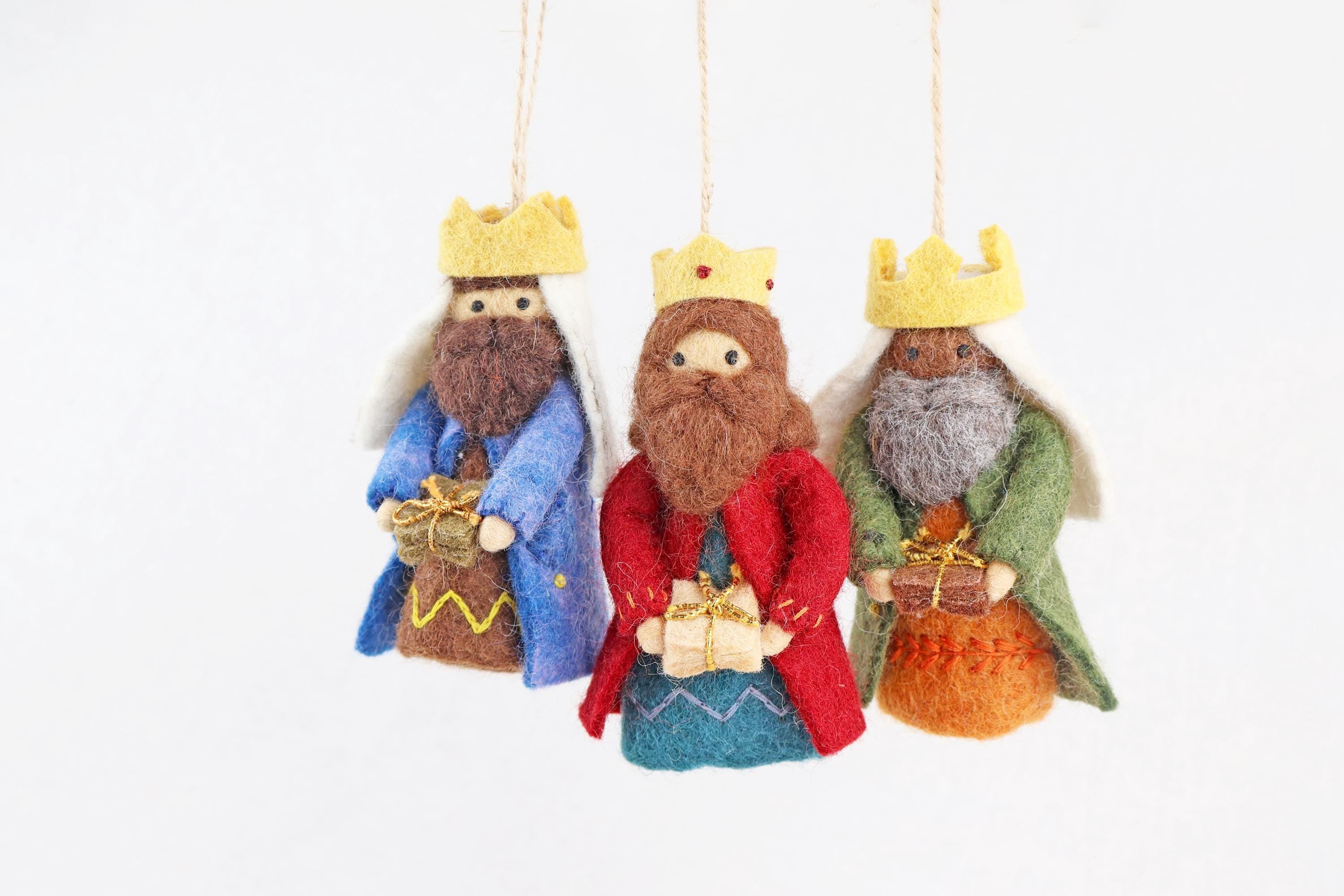 Weihnachtsanhänger die Heiligen drei Könige I Christbaumschmuck Weihnachtsdeko I Weihnachtsbaum I Heilige Familie I Weihnachtsgeschichte