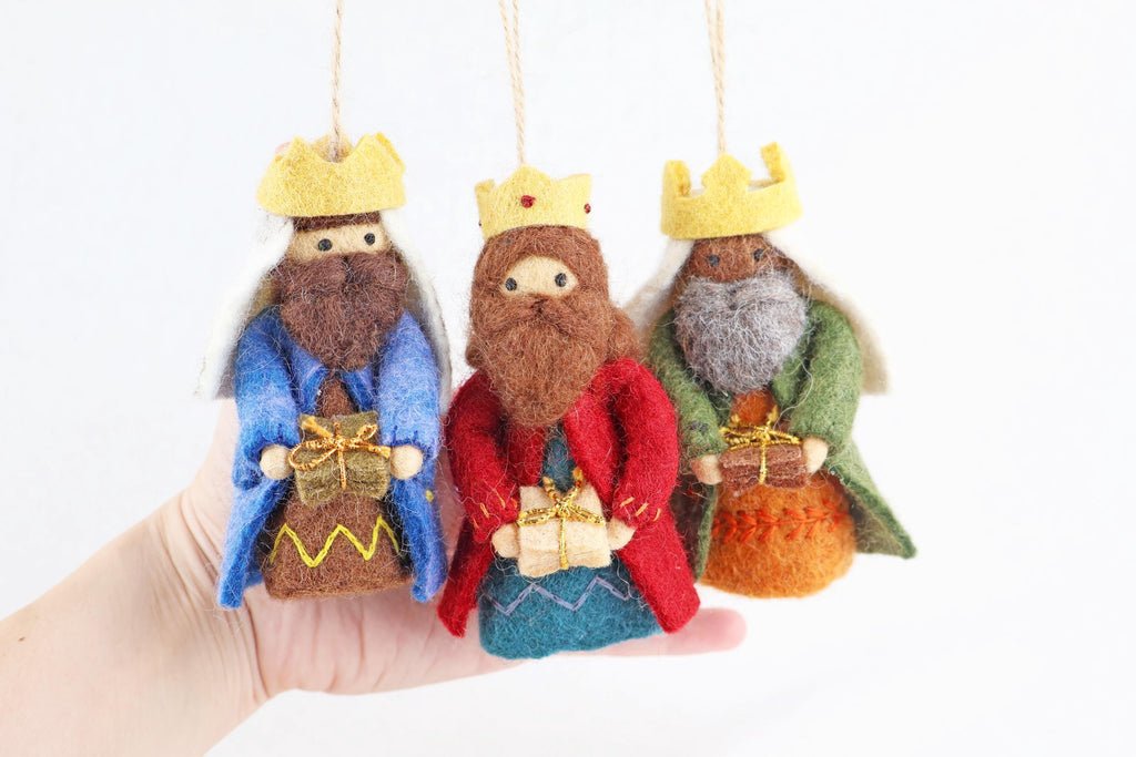 Weihnachtsanhänger die Heiligen drei Könige I Christbaumschmuck Weihnachtsdeko I Weihnachtsbaum I Heilige Familie I Weihnachtsgeschichte