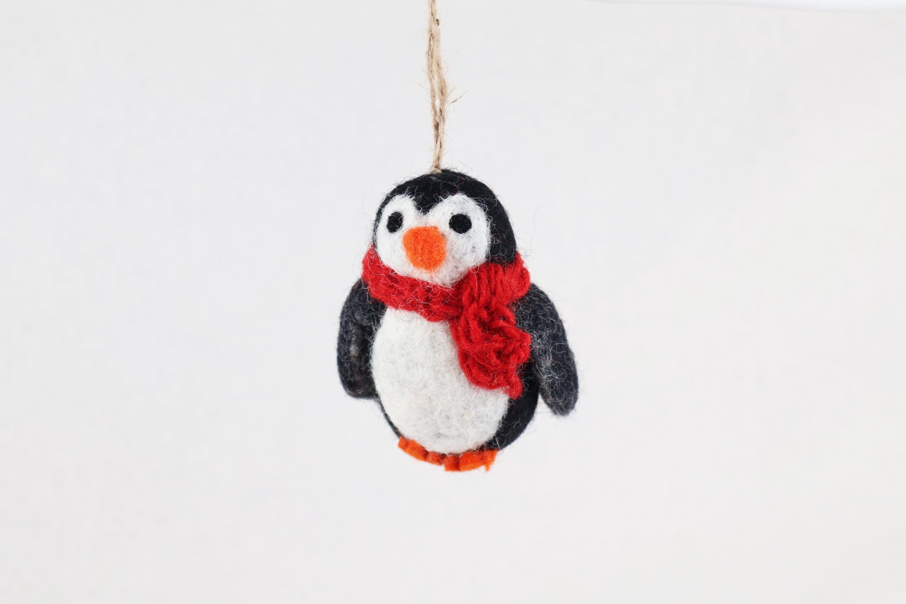 Weihnachtsanhänger Pinguin I Christbaumschmuck Weihnachtsdeko Winter Weihnachtsbaum