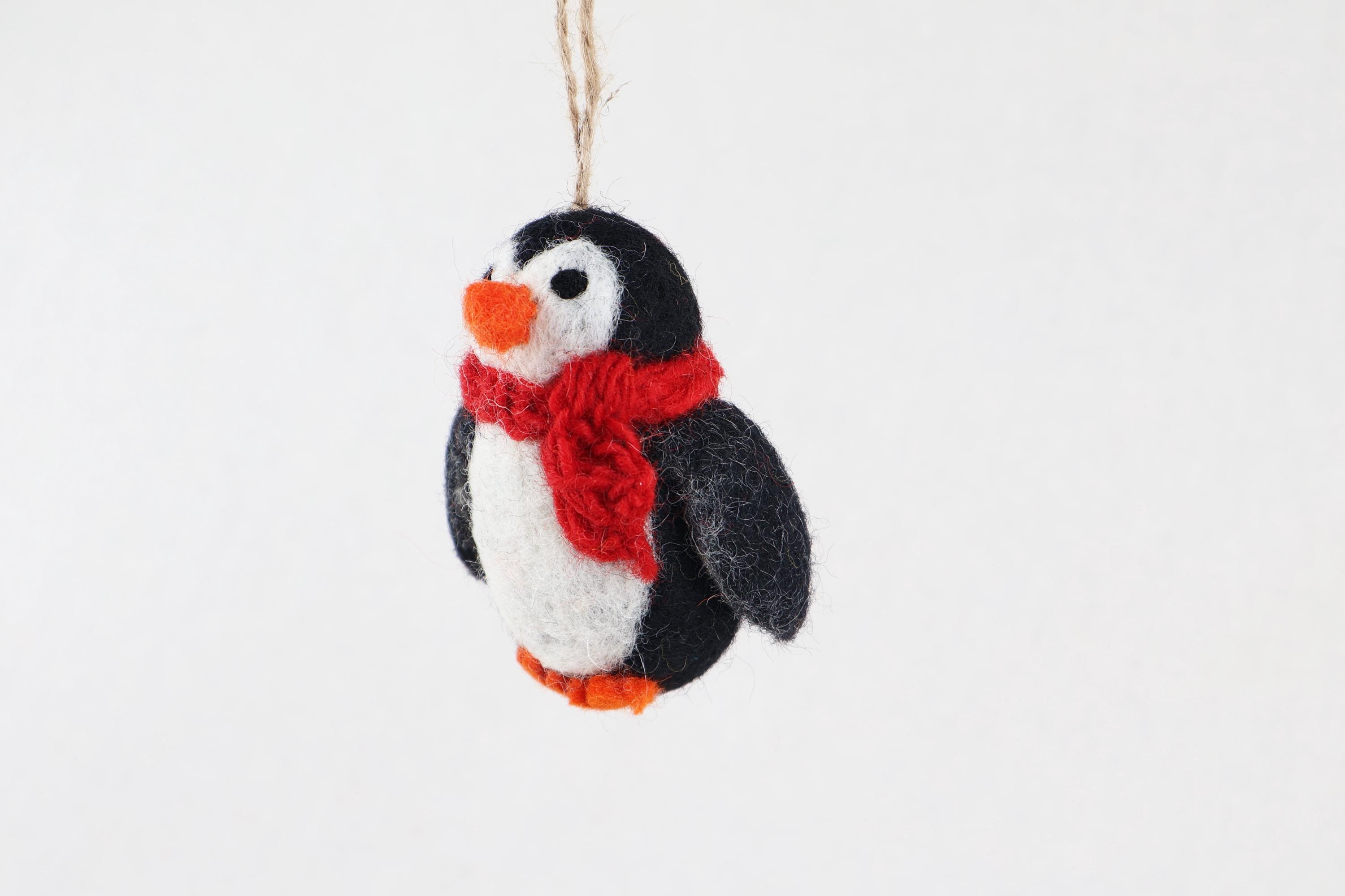 Weihnachtsanhänger Pinguin I Christbaumschmuck Weihnachtsdeko Winter Weihnachtsbaum
