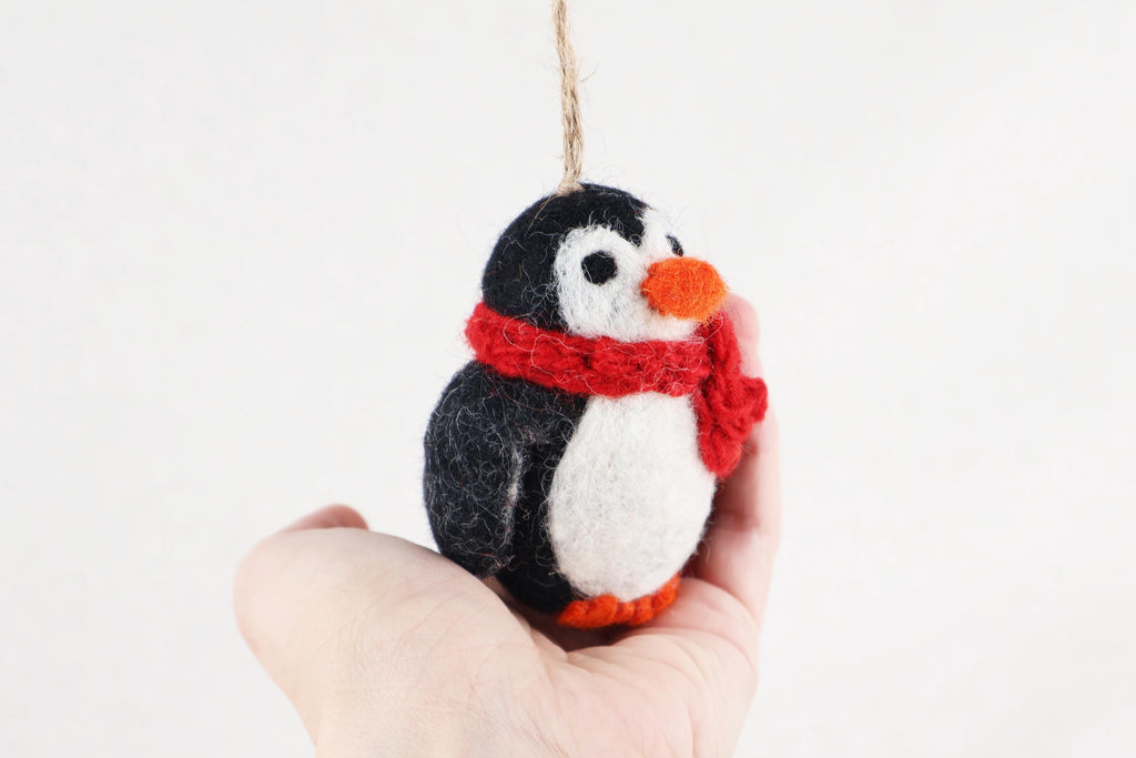Weihnachtsanhänger Pinguin I Christbaumschmuck Weihnachtsdeko Winter Weihnachtsbaum