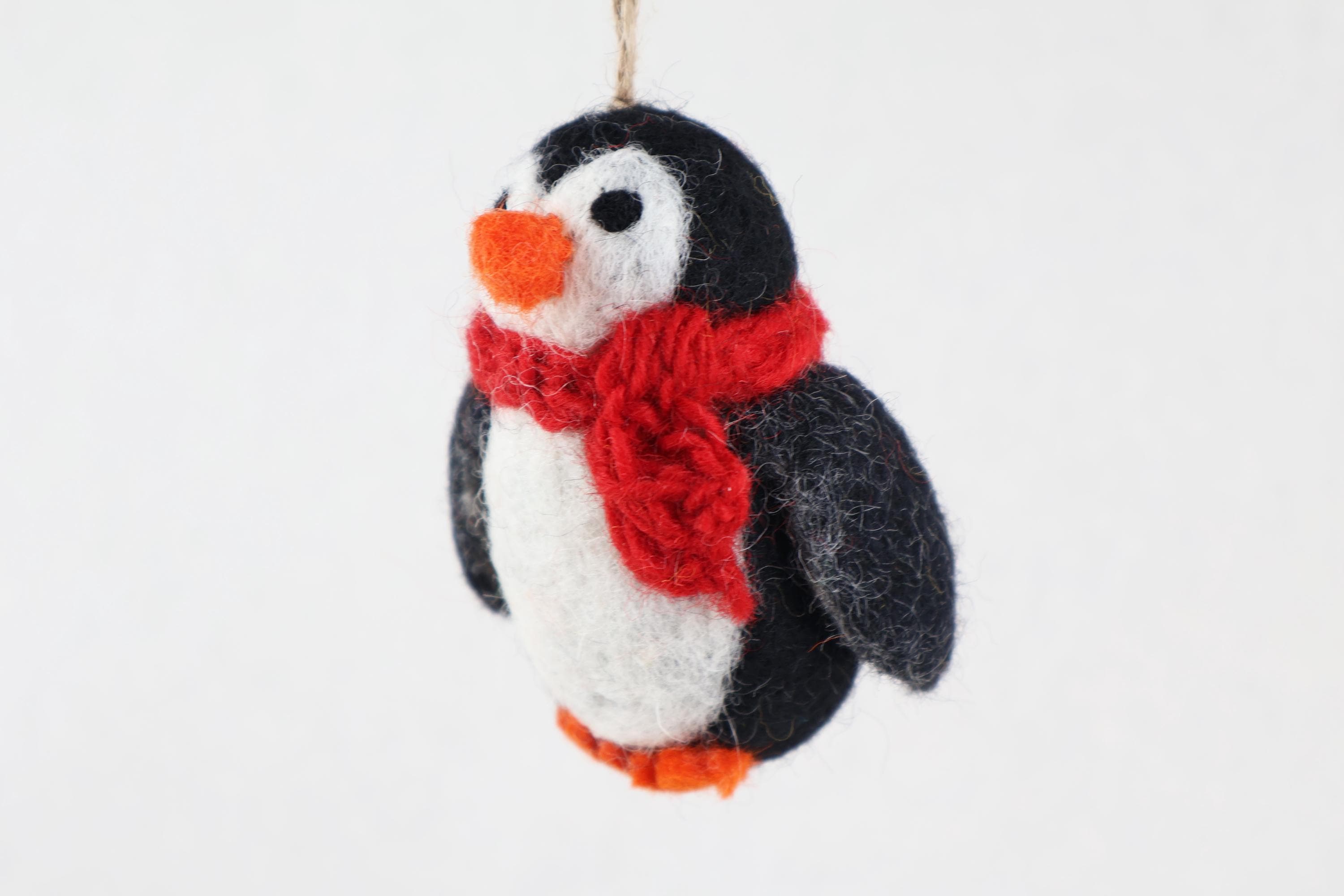 Weihnachtsanhänger Pinguin I Christbaumschmuck Weihnachtsdeko Winter Weihnachtsbaum