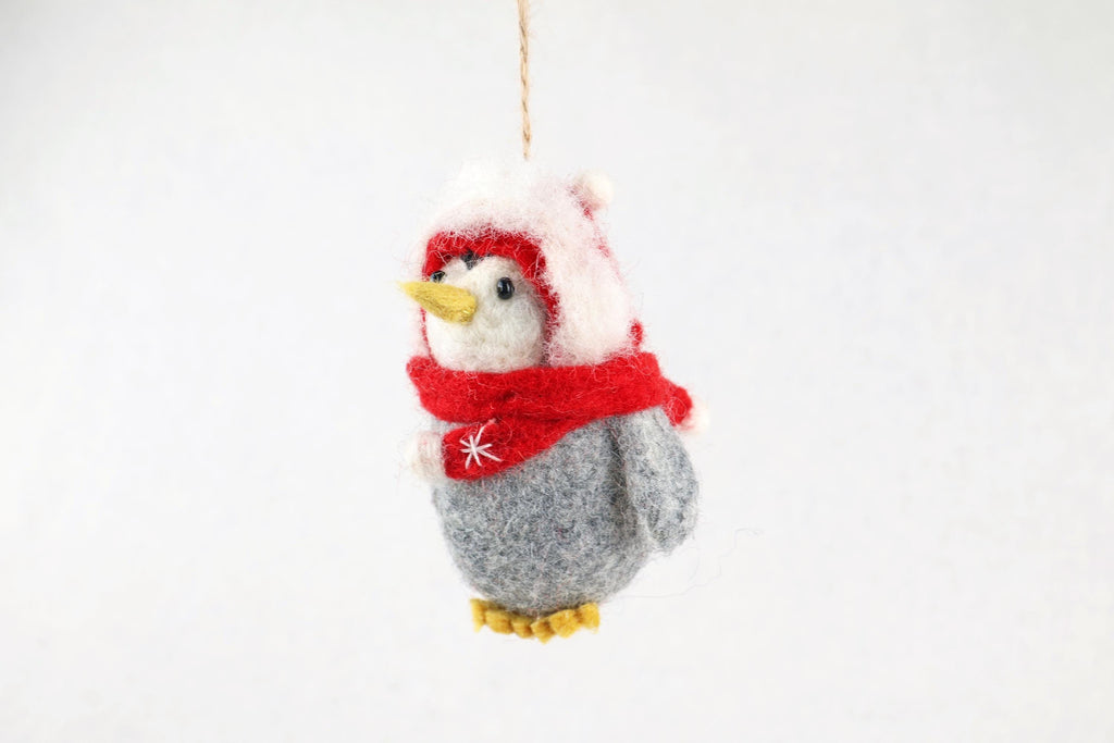 Weihnachtsanhänger Eskimo Pinguin I Christbaumschmuck Weihnachtsdeko Winter Weihnachtsbaum I Polar Pinguin