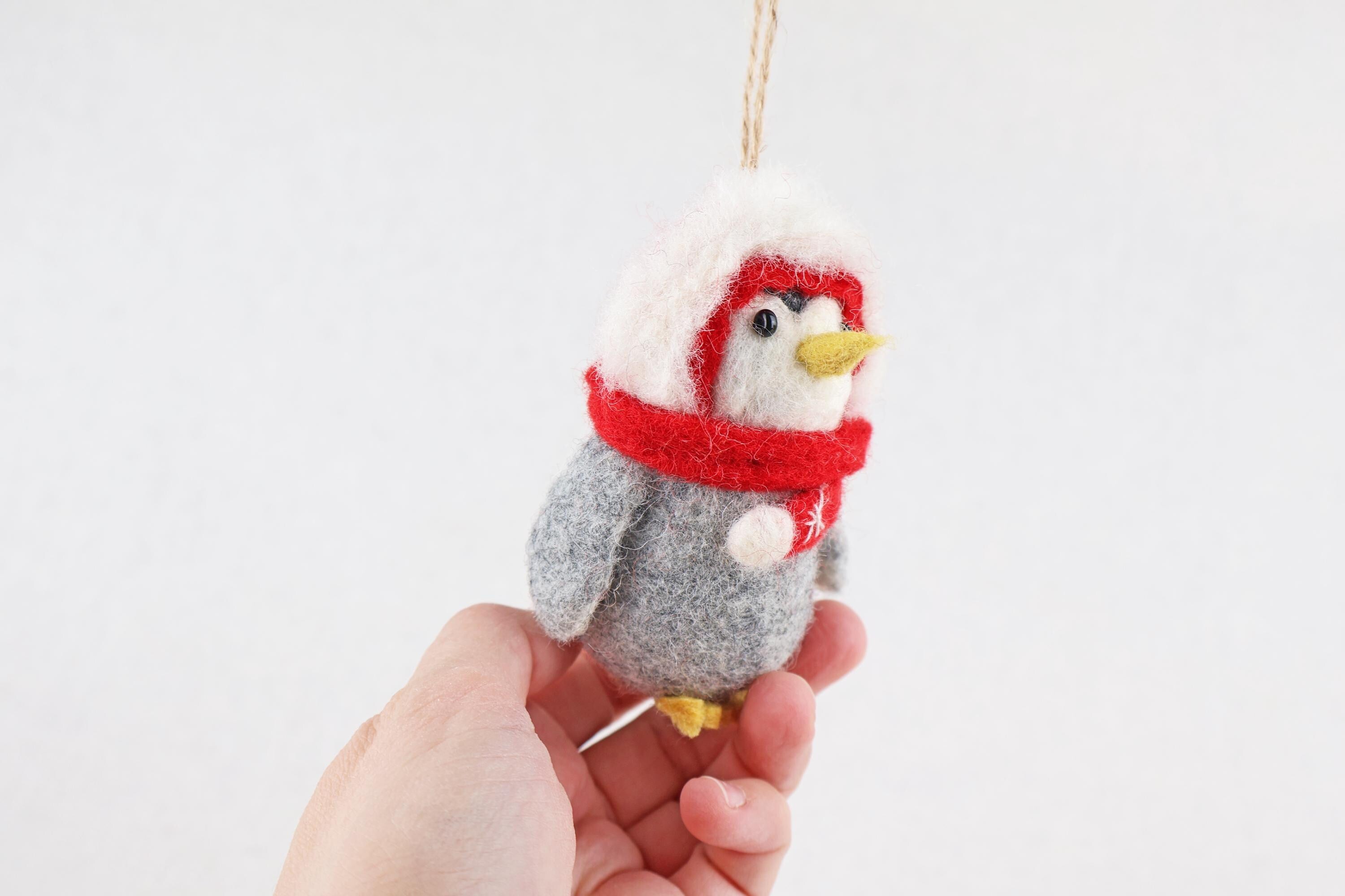 Weihnachtsanhänger Eskimo Pinguin I Christbaumschmuck Weihnachtsdeko Winter Weihnachtsbaum I Polar Pinguin