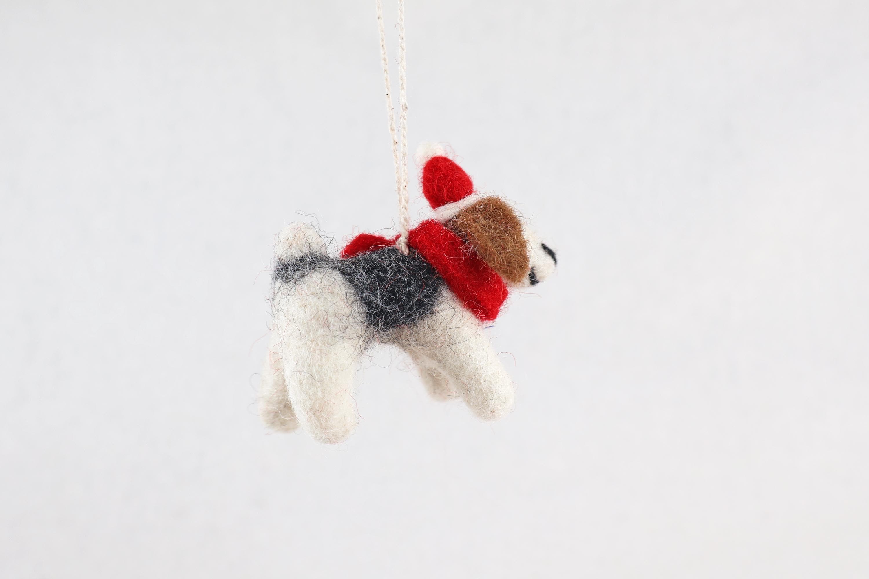 Weihnachtsanhänger Hund Beagle I Filz Christbaumschmuck Weihnachtsdeko I Beagle Welpe