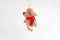 Weihnachtsanhänger Hund Pudel I Filz Christbaumschmuck I Weihnachtsdeko I Weihnachtlicher Hund