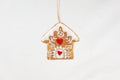 Weihnachtsanhänger Lebkuchenhaus mit Herz I Christbaumschmuck Weihnachtsdeko I Winterdeko I Weihnachtsbaum I Lebkuchen