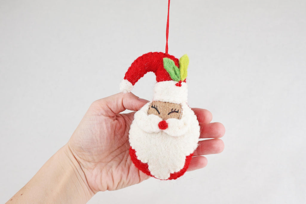Weihnachtsanhänger Weihnachtsmann I Christbaumschmuck Weihnachtsdeko I Winter Weihnachtsbaum I Nikolaus Deko