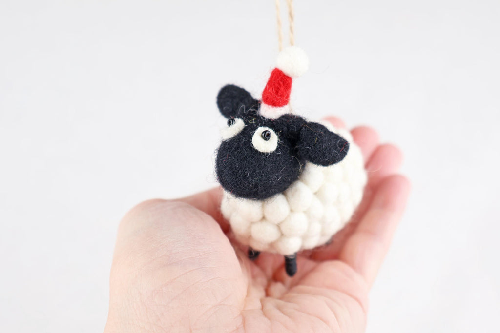 Weihnachtsanhänger Schaf I Christbaumschmuck Weihnachtsdeko I Winter Weihnachtsbaum I Weihnachtsschaf