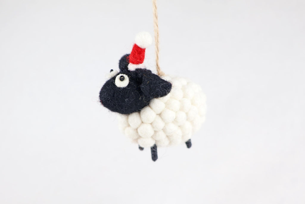 Weihnachtsanhänger Schaf I Christbaumschmuck Weihnachtsdeko I Winter Weihnachtsbaum I Weihnachtsschaf