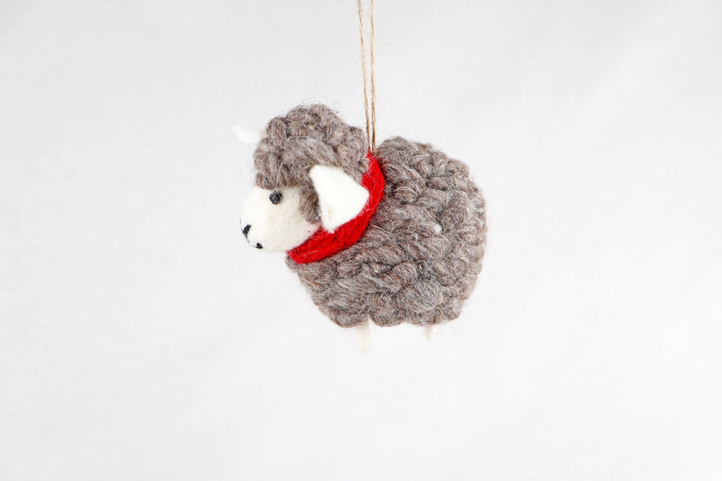 Weihnachtsanhänger Schaf I Christbaumschmuck I Weihnachtsdeko I Winter Weihnachtsbaum I Weihnachtsschaf