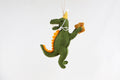 Dino Anhänger T-Rex I Dino mit Partyhut I Dinodeko I Christbaumschmuck Weihnachtsdeko I Geburtstagsdeko I Geschenkanhänger I Dinoparty