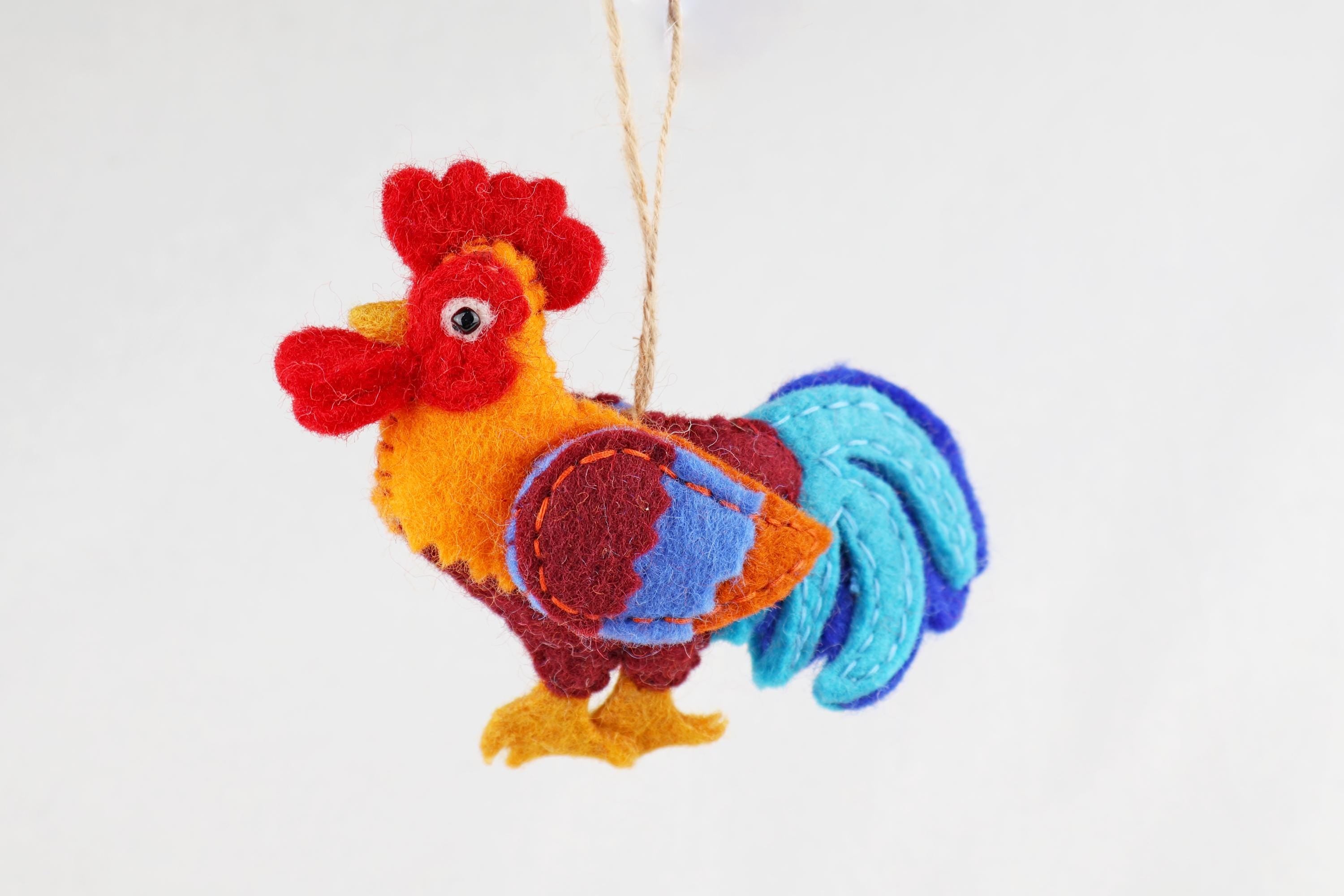 Anhänger Hahn I Osterdeko I Weihnachtsdeko I Winter I Weihnachtsbaum I Huhn Deko I