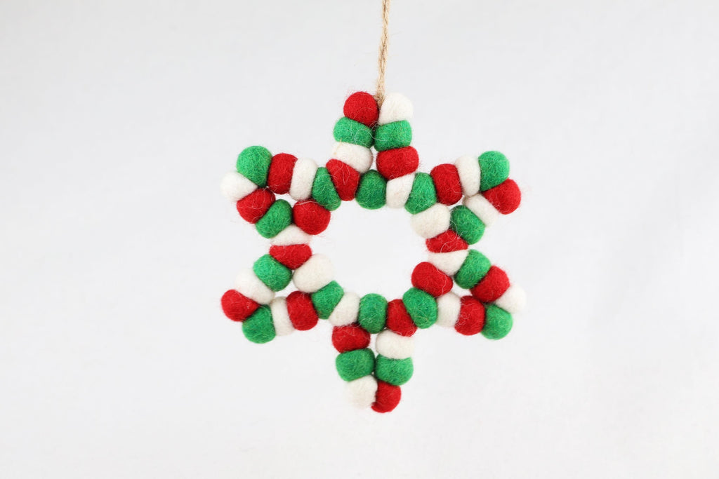 Weihnachtsanhänger Stern I Christbaumschmuck I Christbaumspitze I Weihnachtsdeko I Winter I Weihnachtsbaum I Weihnachtsstern I Filz I Deko