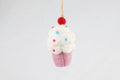 Weihnachtsanhänger Cupcake I Filz Christbaumschmuck I Weihnachtsdeko I Anhänger Weihnachten I Donut Geschenkidee I Cupcake mit Streusel