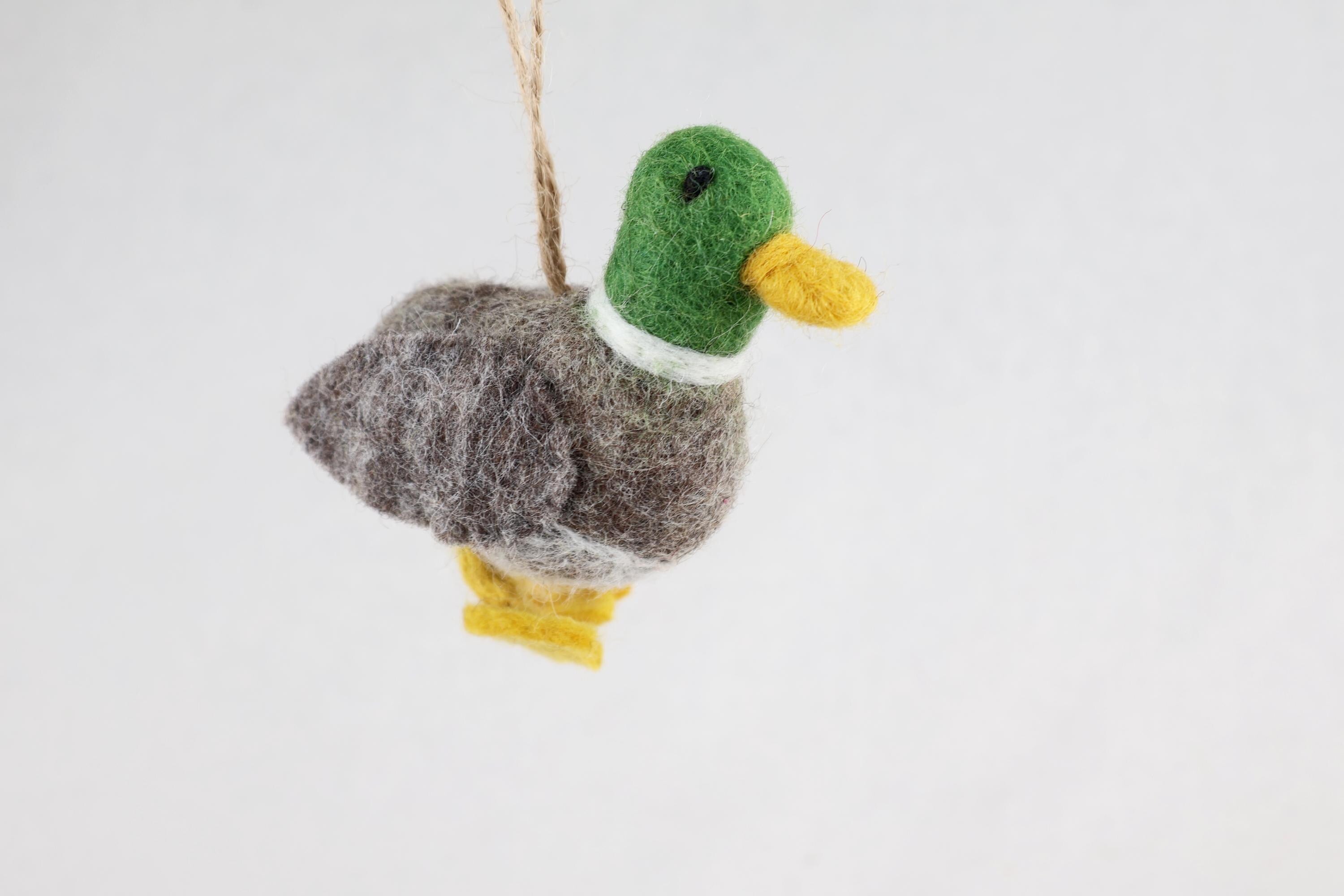 Anhänger Ente I Osterschmuck I Osterdeko I I Osterstrauß I Filzdeko Ostern I Erpel aus Filz I Frühling I Entendeko I Stockente