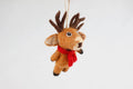 Weihnachtsanhänger Hirsch mit Schal I Christbaumschmuck I Weihnachtsdeko I Winter I Weihnachtsbaum I Hirsch aus Filz