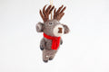 Weihnachtsanhänger Hirsch mit Schal I Christbaumschmuck I Weihnachtsdeko I Winter I Weihnachtsbaum I Hirsch aus Filz