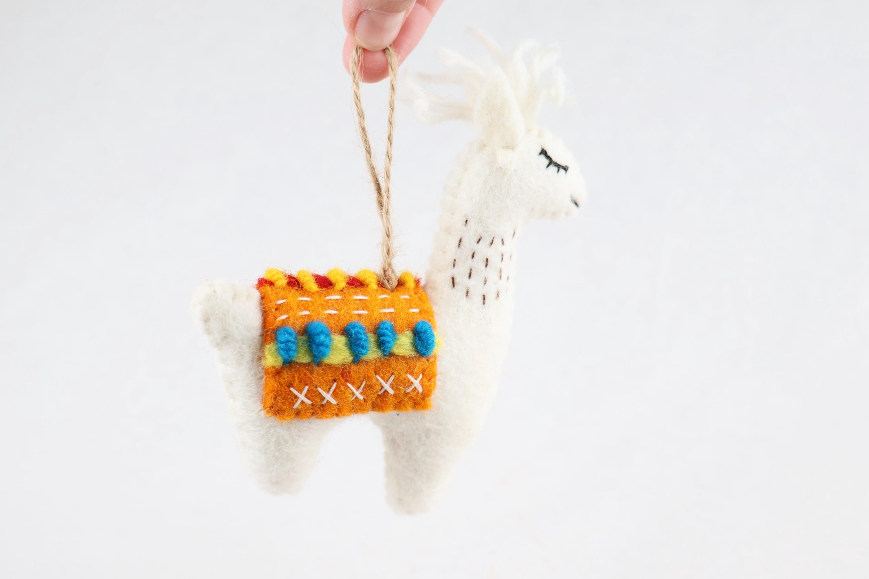 Anhänger Lama I Weihnachten Filz I Osteranhänger I Christbaumschmuck I Weihnachtsdeko I Winter Weihnachtsbaum I Weihnachtslama I Alpaka