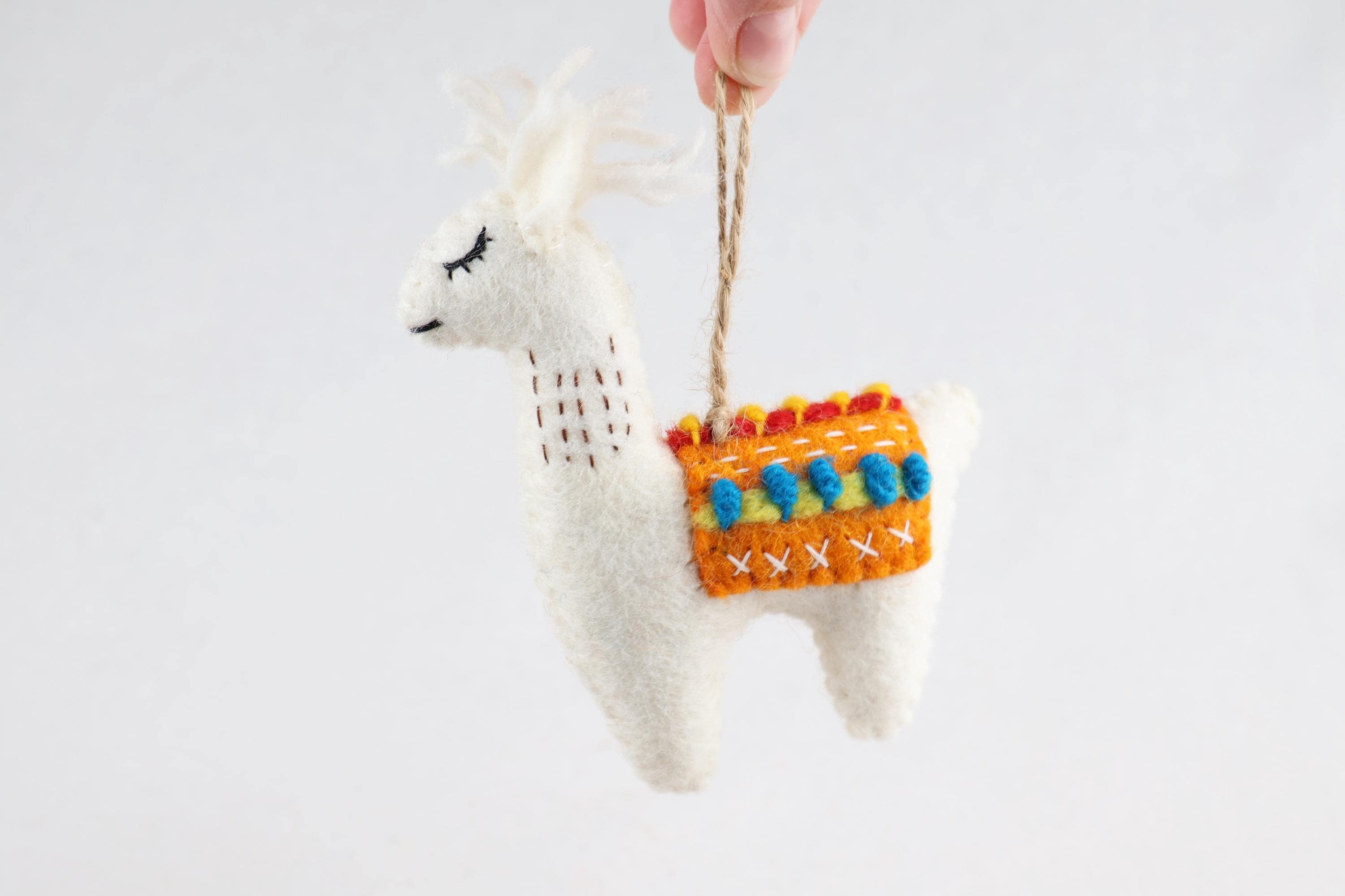Anhänger Lama I Weihnachten Filz I Osteranhänger I Christbaumschmuck I Weihnachtsdeko I Winter Weihnachtsbaum I Weihnachtslama I Alpaka