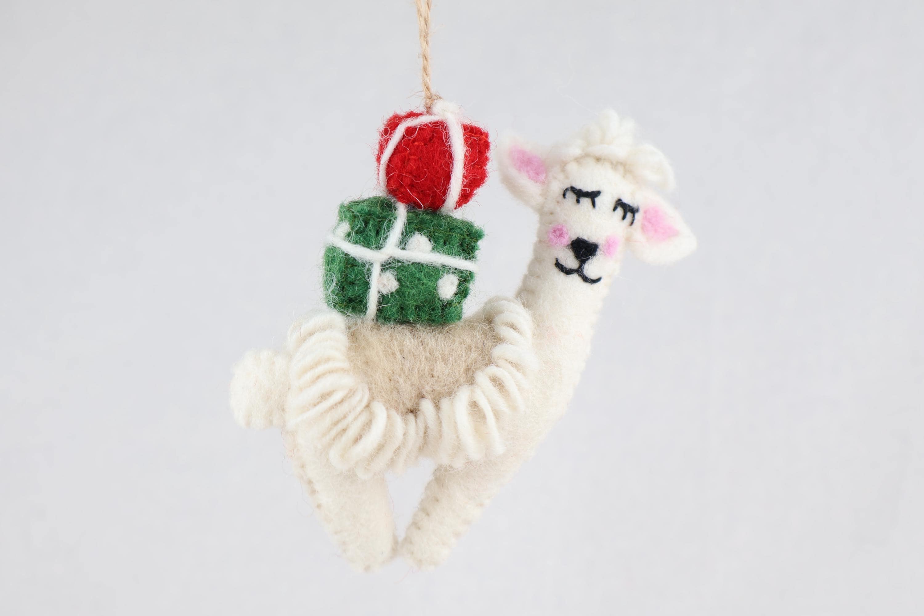 Anhänger Lama I Weihnachtslama I Weihnachtsanhänger I Christbaumschmuck I Weihnachtsdeko I Winter Weihnachtsbaum I Weihnachtslama I Alpaka