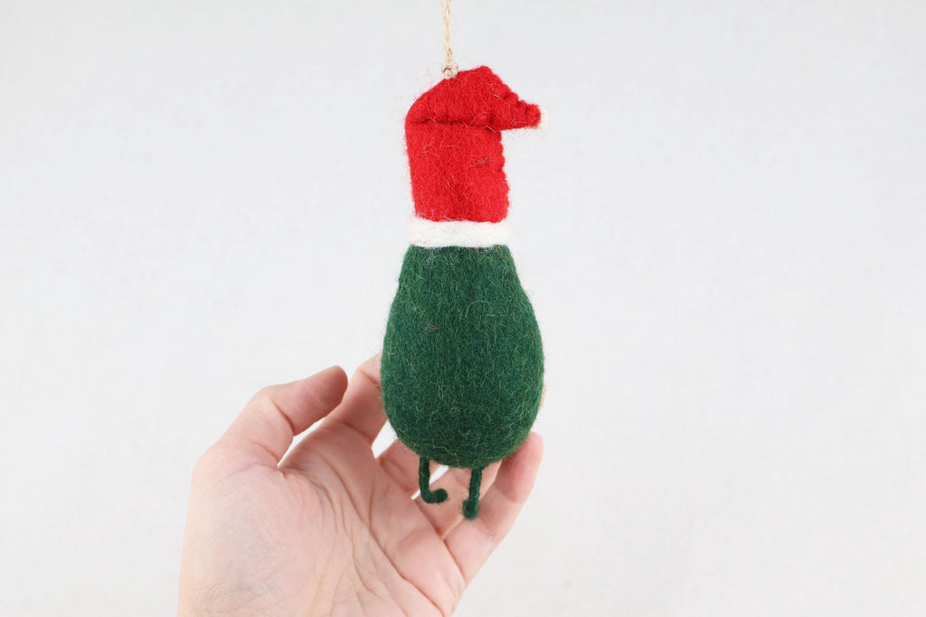 Weihnachtsanhänger Avocado I Christbaumschmuck I Weihnachtsdeko I Winter Weihnachtsbaum I Gemüse I lustige Weihnachtsdeko