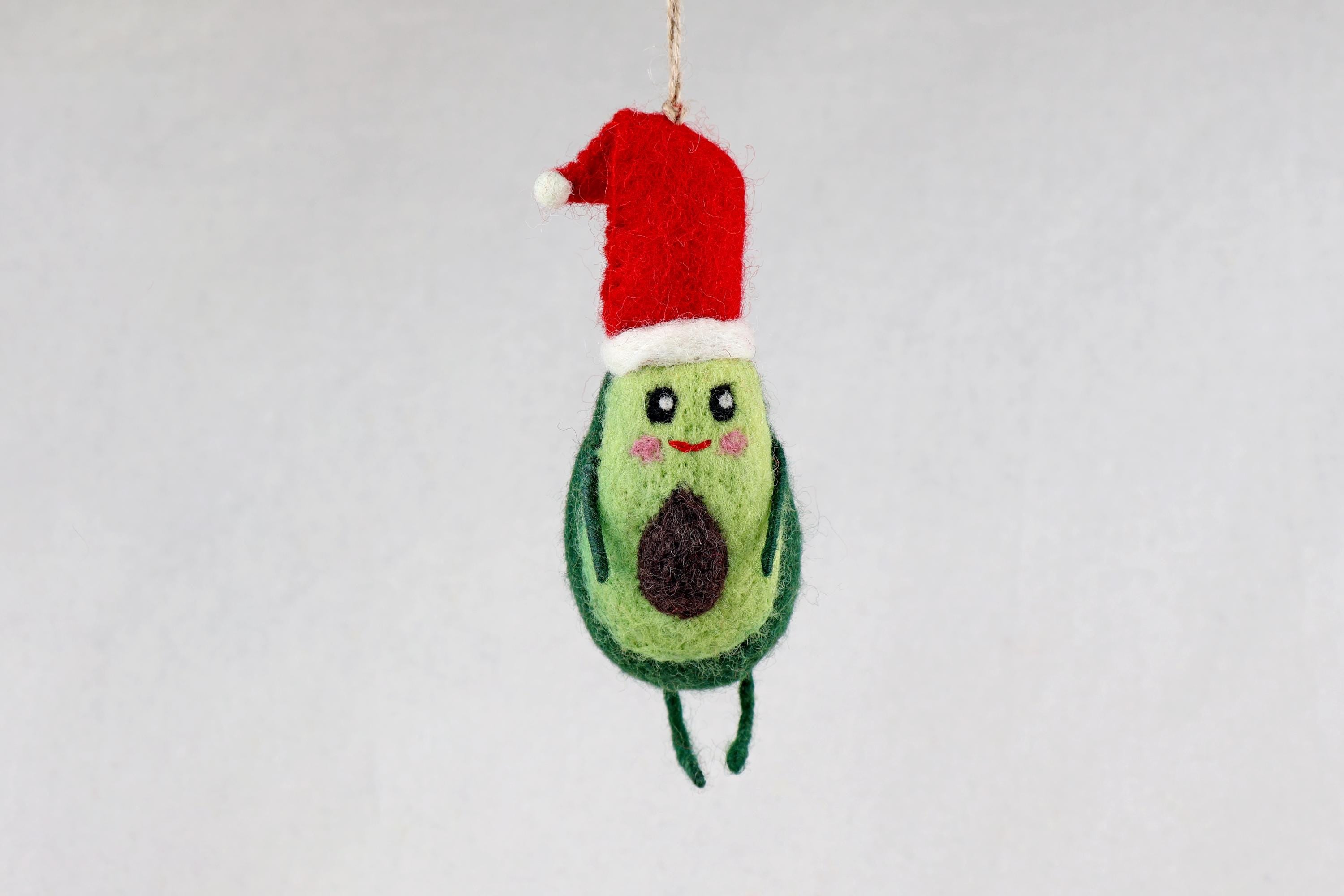 Weihnachtsanhänger Avocado I Christbaumschmuck I Weihnachtsdeko I Winter Weihnachtsbaum I Gemüse I lustige Weihnachtsdeko