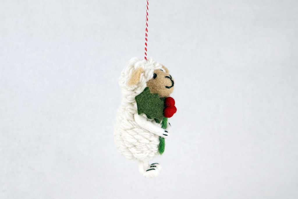 Weihnachtsanhänger Schaf I Christbaumschmuck I Weihnachtsdeko I Winter Weihnachtsbaum I Weihnachtsschaf