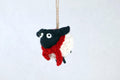 Weihnachtsanhänger Schaf mit Schal I Christbaumschmuck Weihnachtsdeko I Winter Weihnachtsbaum I Weihnachtsschaf
