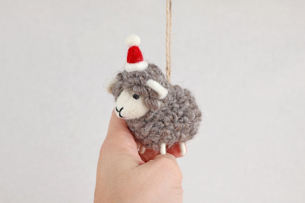 Weihnachtsanhänger Schaf I Christbaumschmuck Weihnachtsdeko I Winter Weihnachtsbaum I Weihnachtsschaf