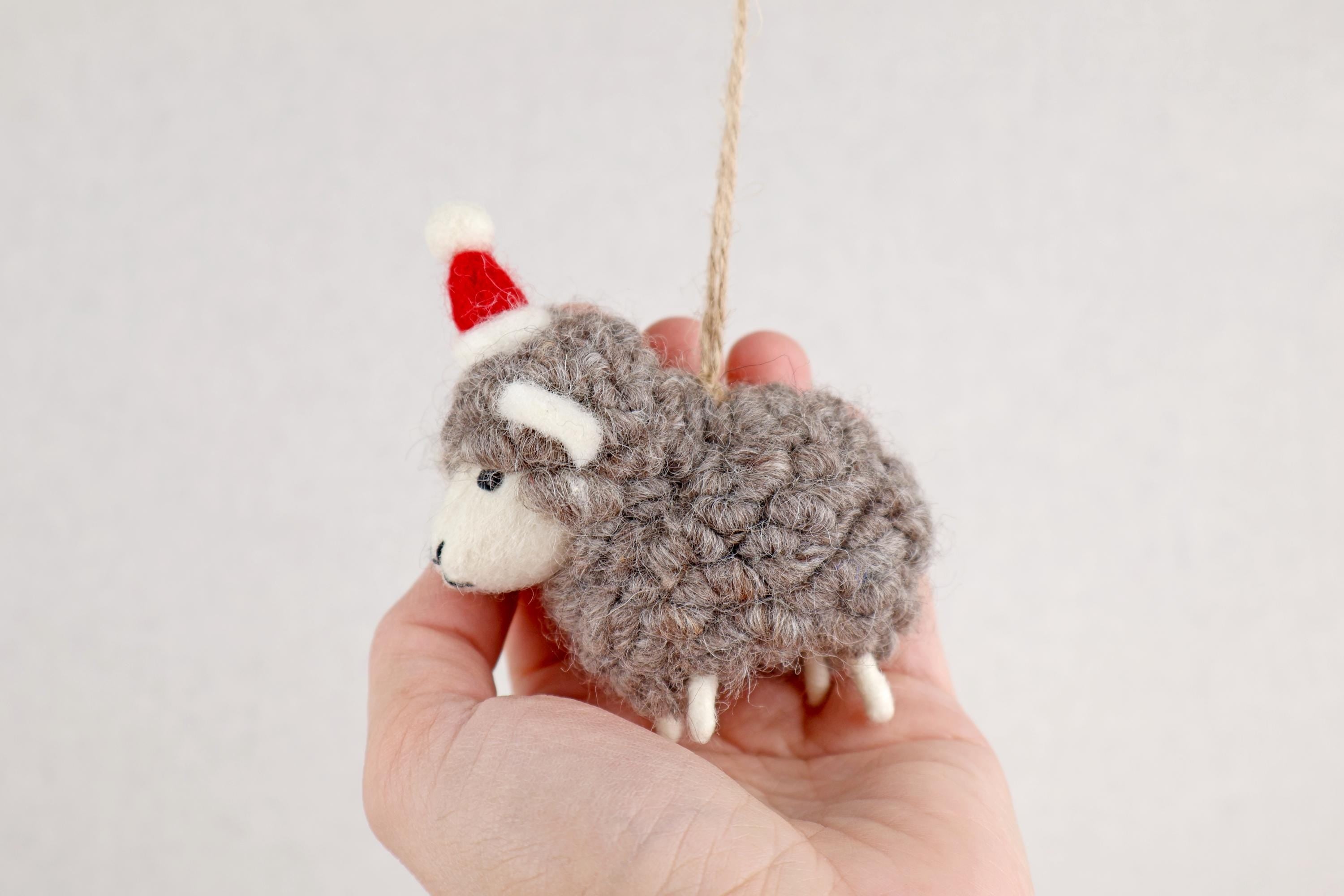 Weihnachtsanhänger Schaf I Christbaumschmuck Weihnachtsdeko I Winter Weihnachtsbaum I Weihnachtsschaf