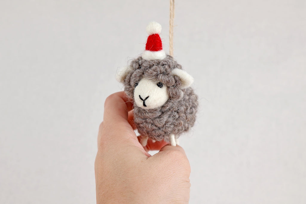 Weihnachtsanhänger Schaf I Christbaumschmuck Weihnachtsdeko I Winter Weihnachtsbaum I Weihnachtsschaf
