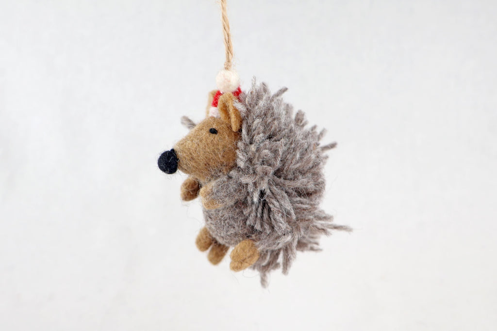 Weihnachtsanhänger Igel I Christbaumschmuck I Weihnachtsdeko I Winter I Weihnachtsbaum I Weihnachtigel I Filz Deko Weihnachten