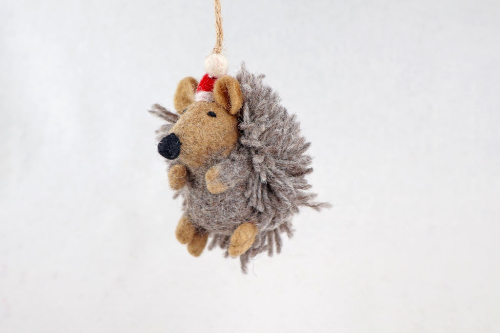 Weihnachtsanhänger Igel I Christbaumschmuck I Weihnachtsdeko I Winter I Weihnachtsbaum I Weihnachtigel I Filz Deko Weihnachten
