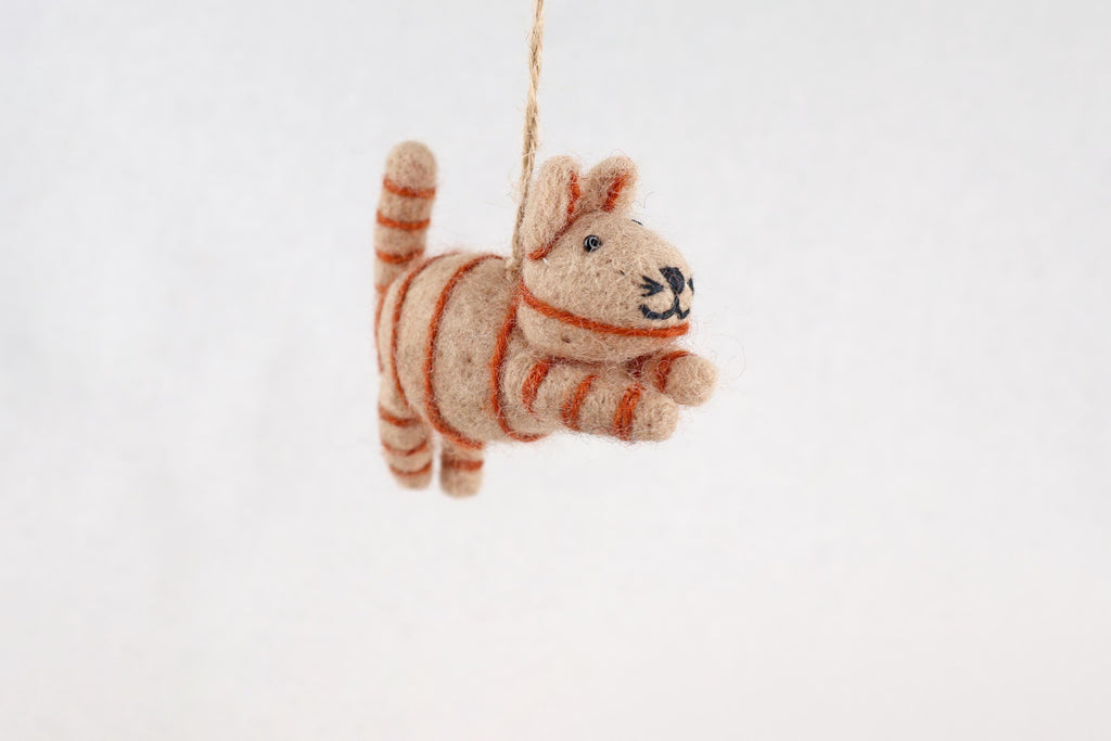 Weihnachtsanhänger Katze I Christbaumschmuck Weihnachtsdeko I Winter Weihnachtsbaum I Weihnachtskatze