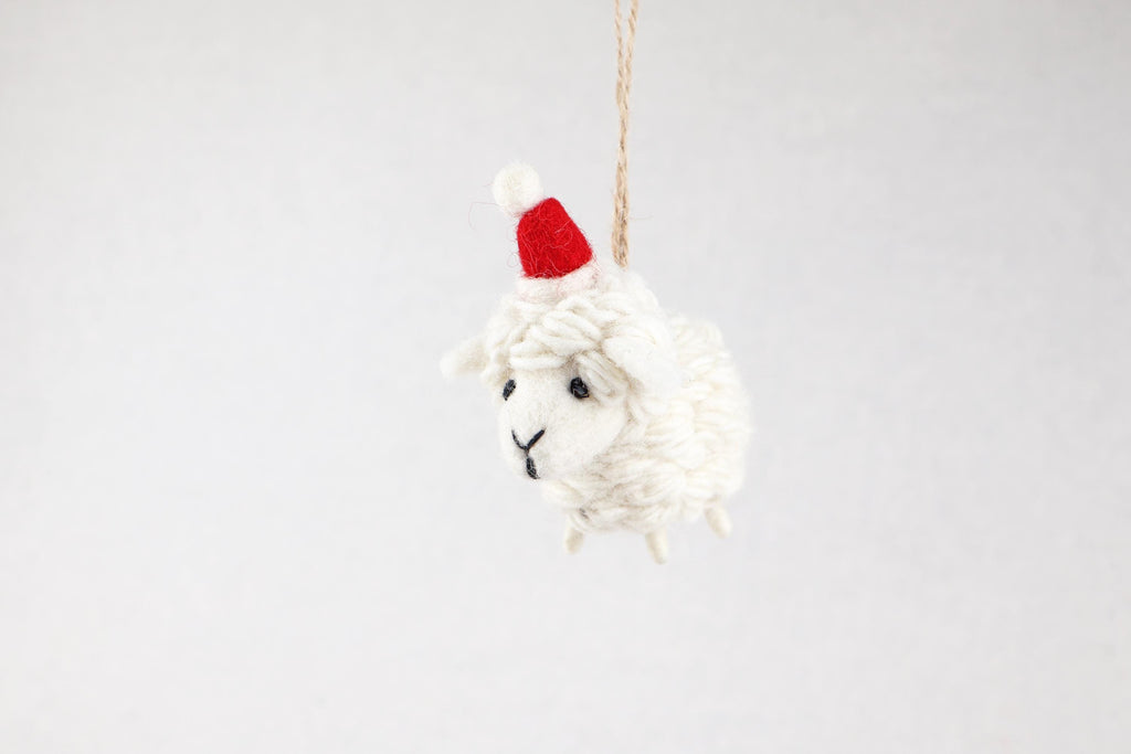Weihnachtsanhänger Schaf I Christbaumschmuck Weihnachtsdeko I Winter Weihnachtsbaum I Weihnachtsschaf