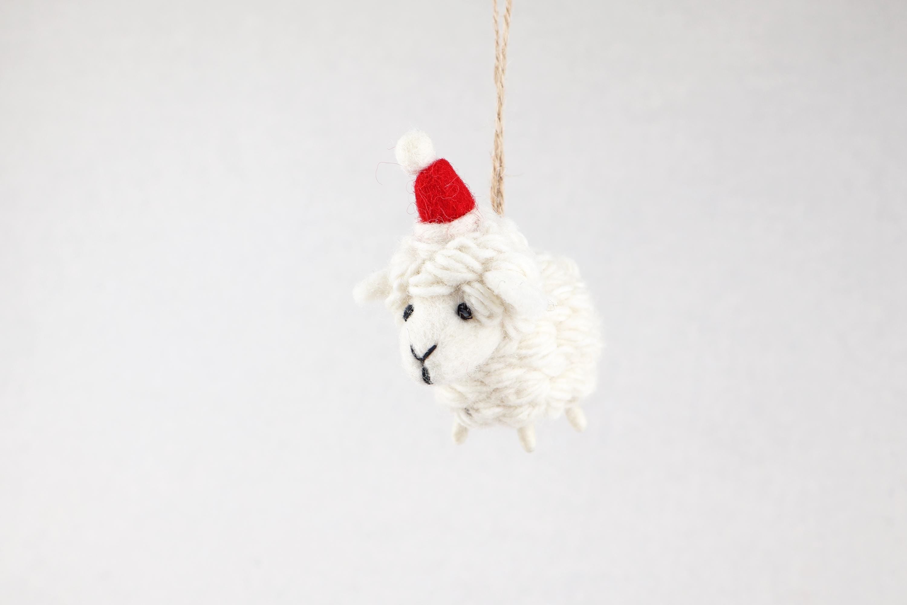 Weihnachtsanhänger Schaf I Christbaumschmuck Weihnachtsdeko I Winter Weihnachtsbaum I Weihnachtsschaf