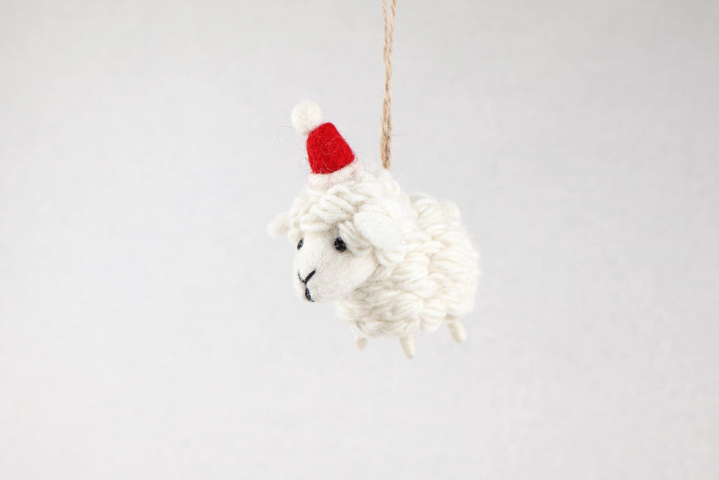 Weihnachtsanhänger Schaf I Christbaumschmuck Weihnachtsdeko I Winter Weihnachtsbaum I Weihnachtsschaf