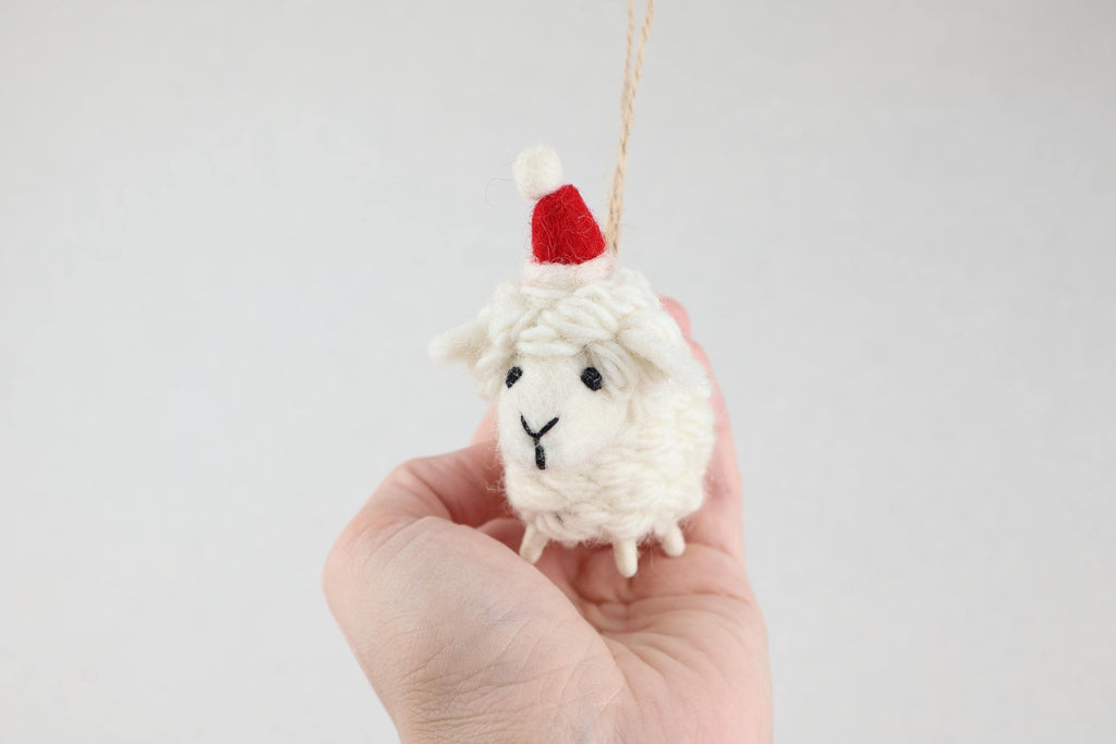 Weihnachtsanhänger Schaf I Christbaumschmuck Weihnachtsdeko I Winter Weihnachtsbaum I Weihnachtsschaf
