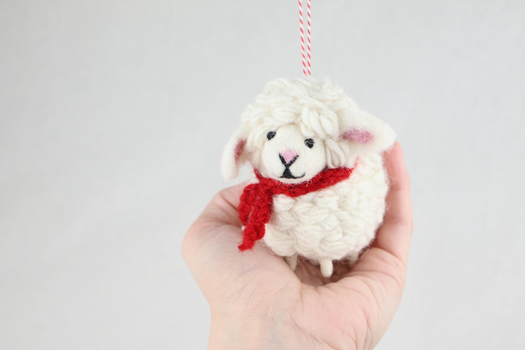 Weihnachtsanhänger Schaf I Christbaumschmuck I Weihnachtsdeko I Winter Weihnachtsbaum I Weihnachtsschaf