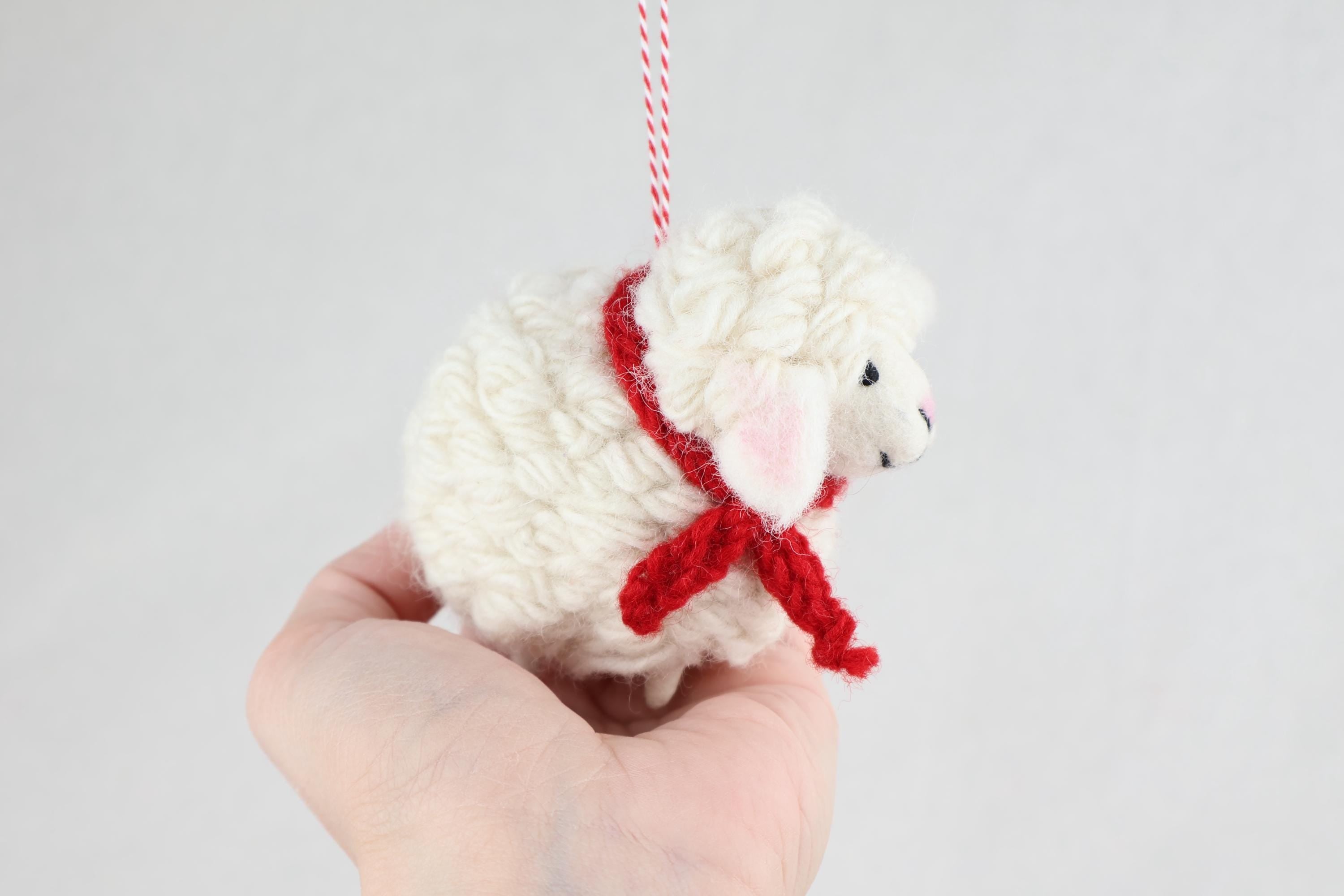 Weihnachtsanhänger Schaf I Christbaumschmuck I Weihnachtsdeko I Winter Weihnachtsbaum I Weihnachtsschaf