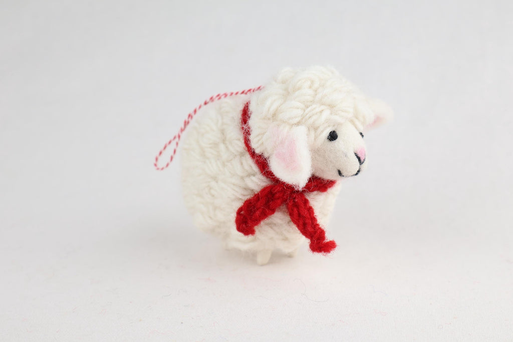 Weihnachtsanhänger Schaf I Christbaumschmuck I Weihnachtsdeko I Winter Weihnachtsbaum I Weihnachtsschaf