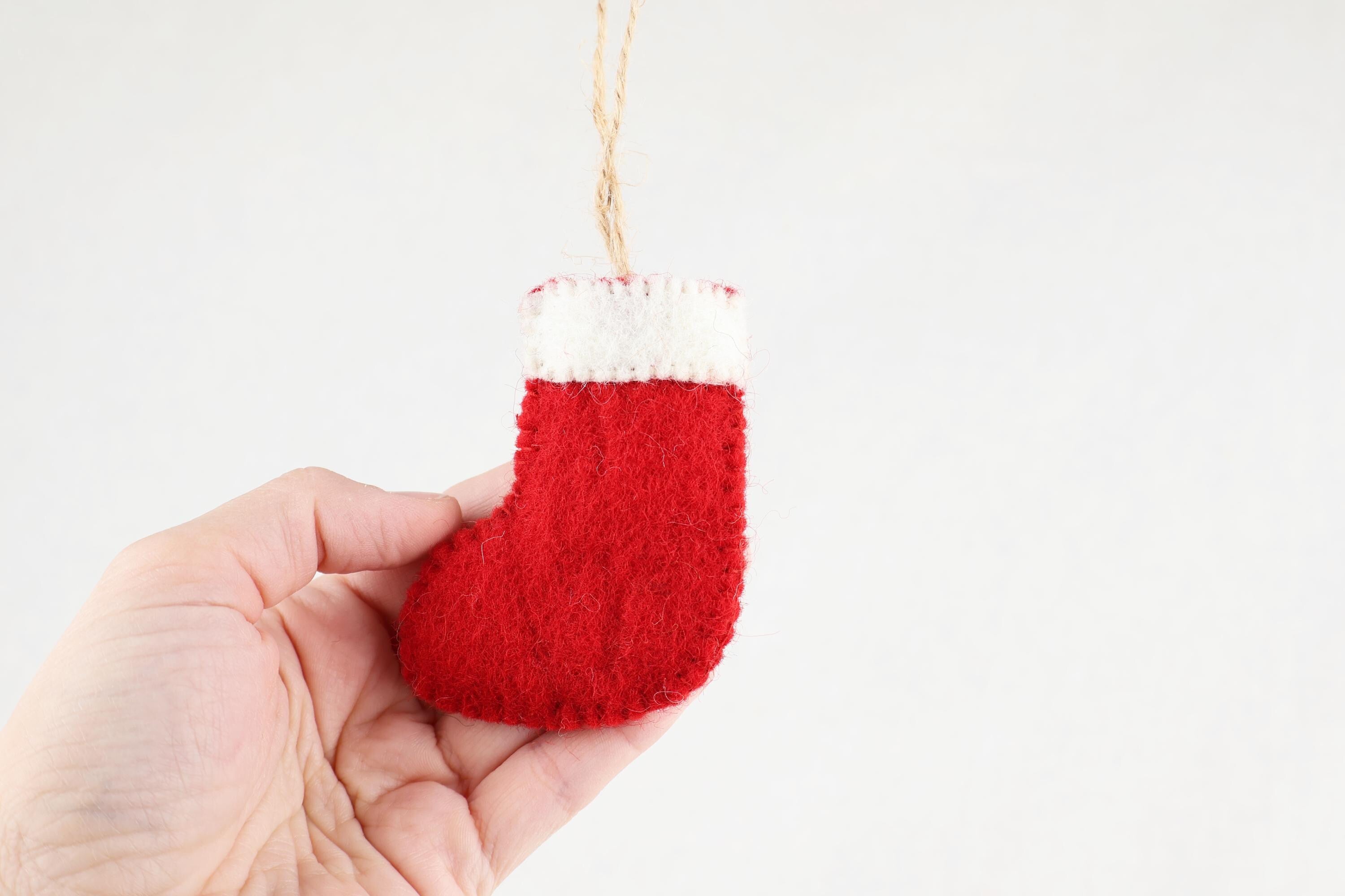 Weihnachtsanhänger roter Stiefel mit Schneeflocke I Christbaumschmuck Weihnachtsdeko I Weihnachtsbaum I Weihnachtsdeko I Schneeflocke I