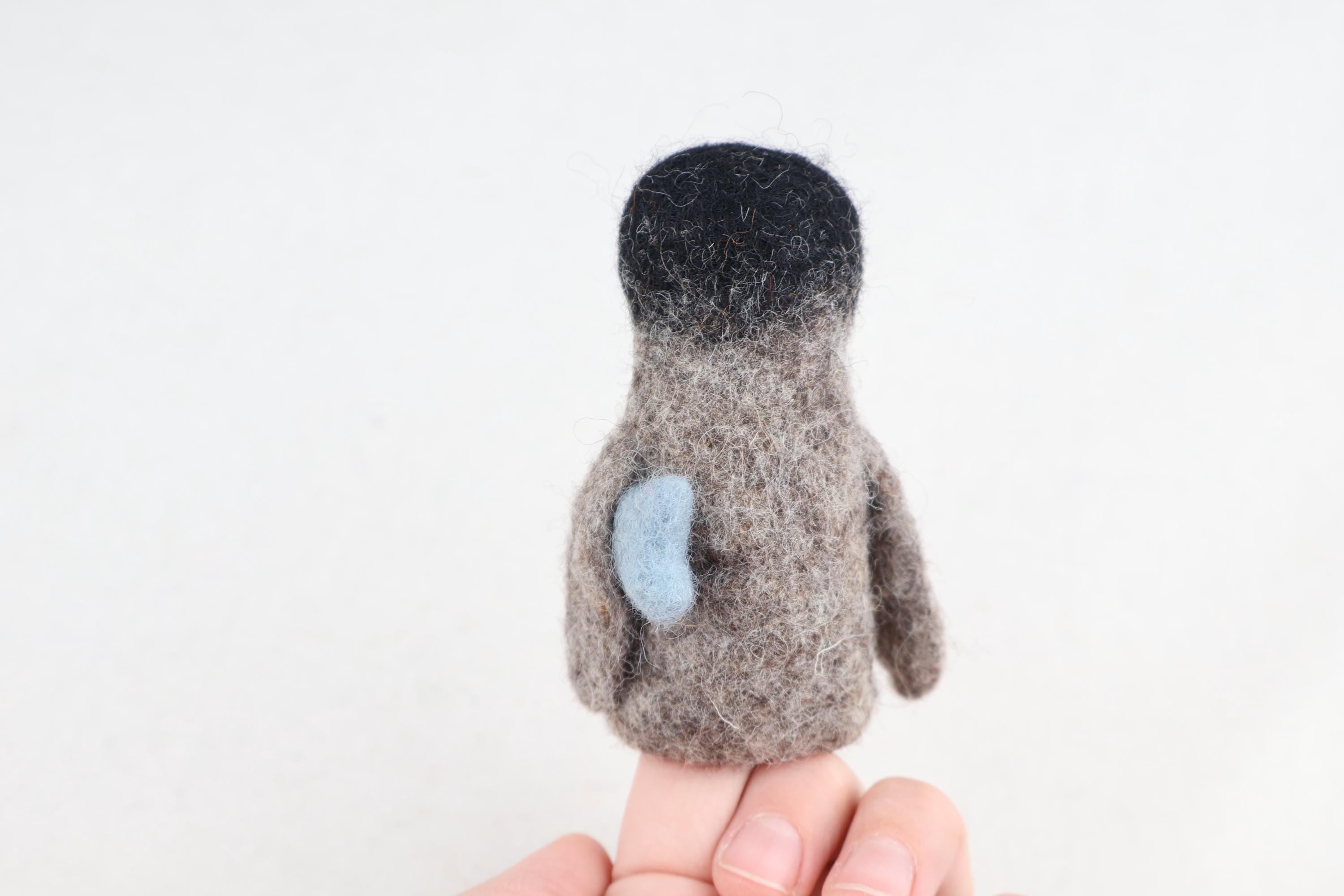 Niedliche Fingerpuppe Pinguin aus Filz I Fingerspiel I Meerestiere I Fische I Spielzeug Montessori I Geschichten erzählen I Seetiere
