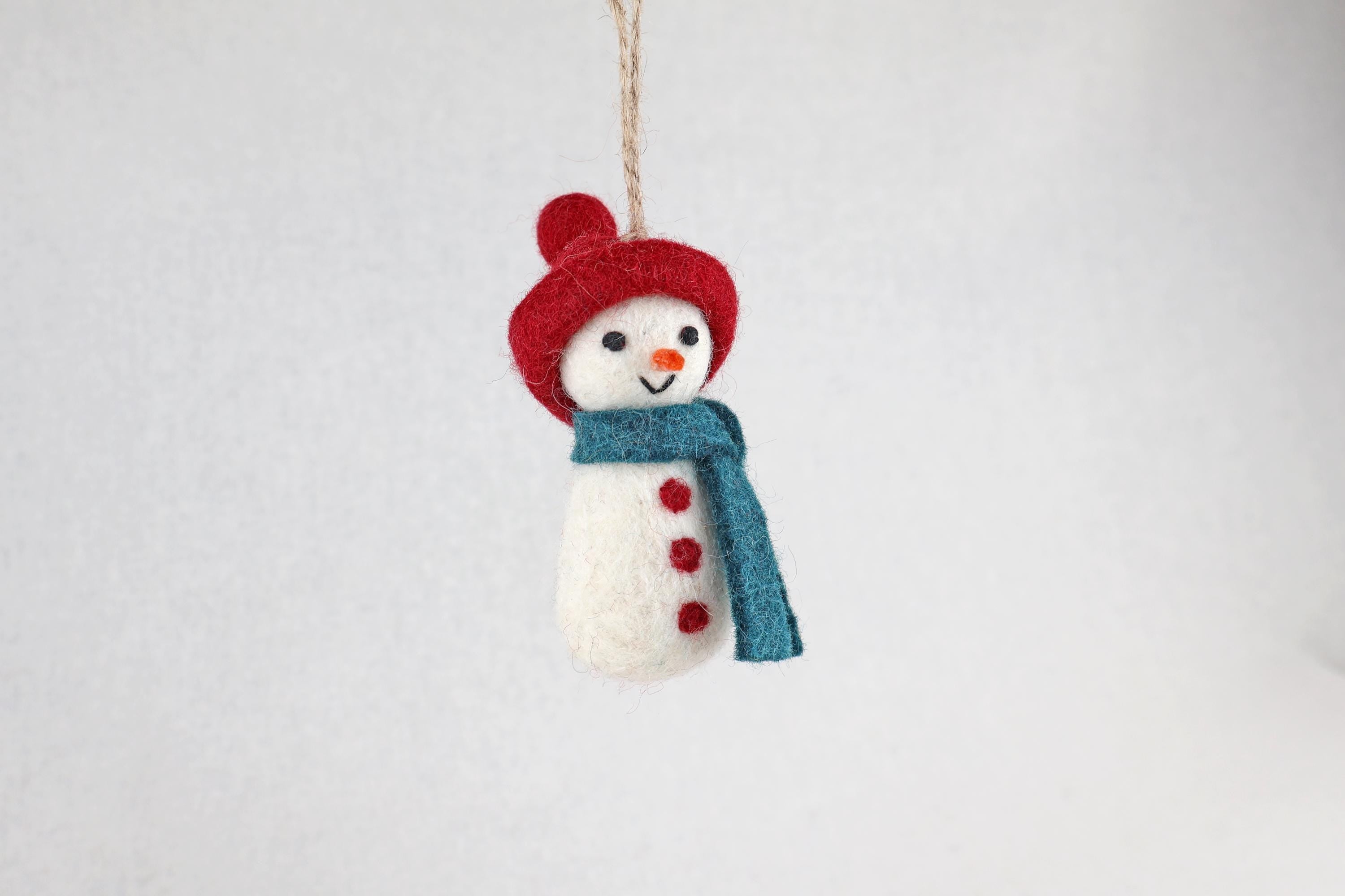 Schneemann Anhänger I Schneemänner aus Filz I Christbaumschmuck I Schneemann Deko I Weihnachtsdeko I Filz Winterdeko