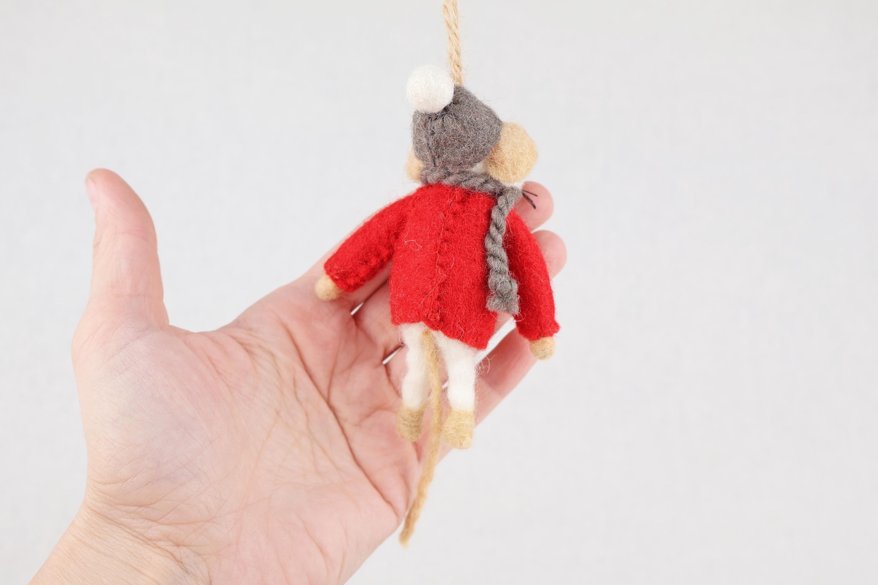 Weihnachtsanhänger Maus I Christbaumschmuck Weihnachtsdeko I Winter Weihnachtsbaum I Weihnachtsmaus