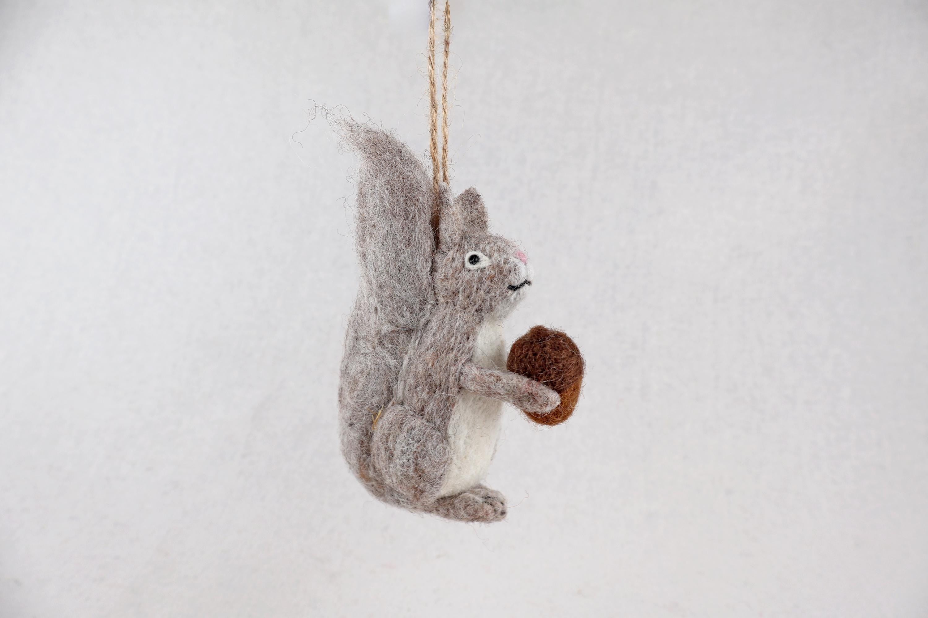 Anhänger Eichhörnchen I Deko aus Filz I Winter I Weihnachtsbaum I Herbstdeko I Anhänger aus Filz I Waldtiere